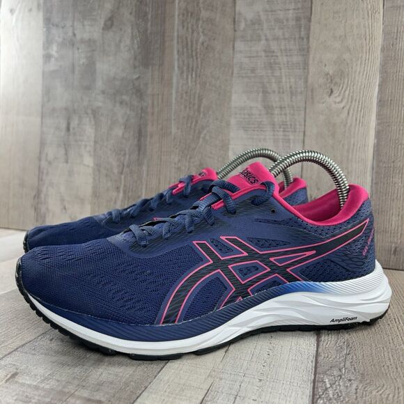 Asics Women's Size 8.5 GEL Excite 6 Running Shoes Sneakers Indigo Pink 1012A150 - Picture 1 of 12